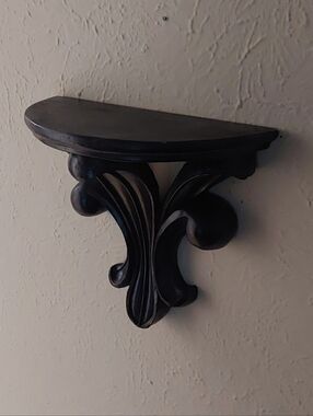 Artisan Dark Brown Decorative Wall Shelf Corbel